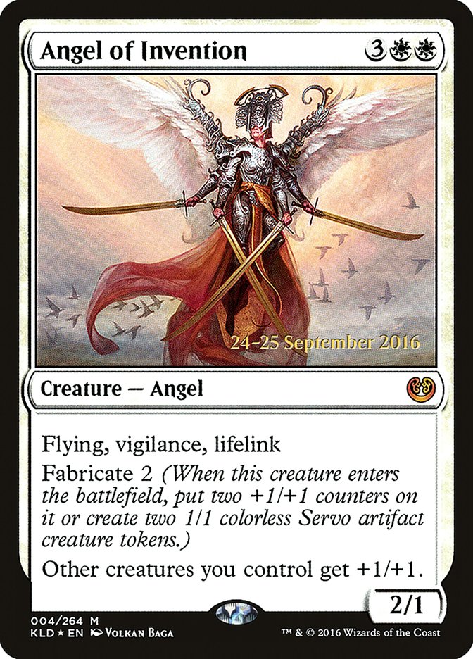 Angel of Invention [Kaladesh Prerelease Promos] | Chromatic Games