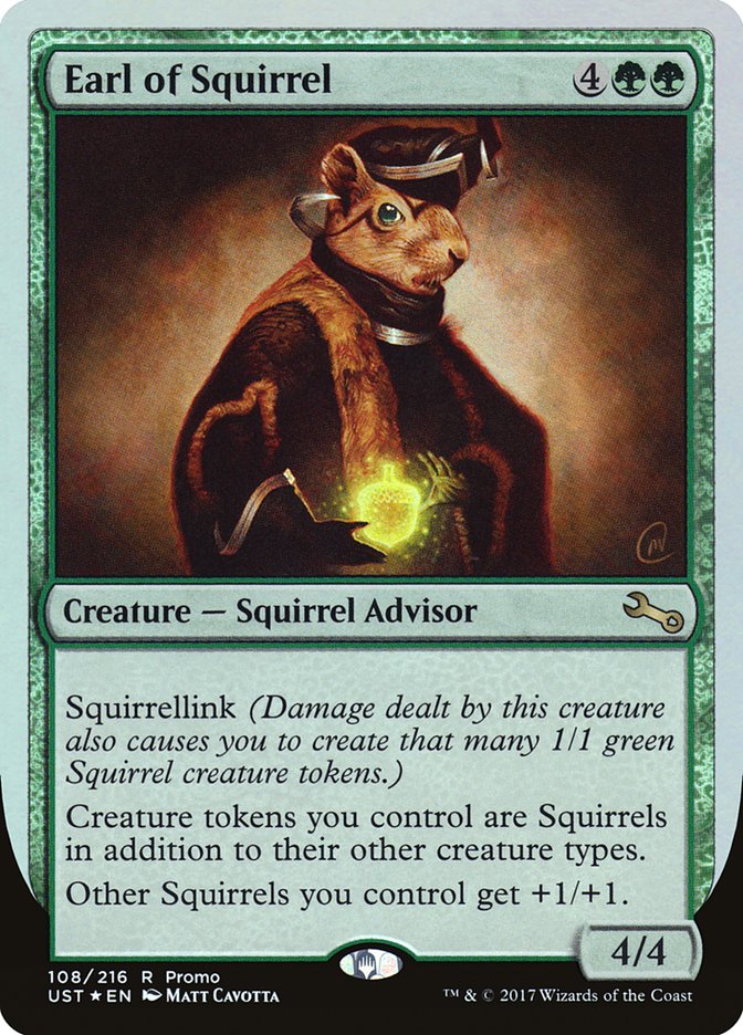 Earl of Squirrel (Draft Weekend) [Unstable Promos] | Chromatic Games