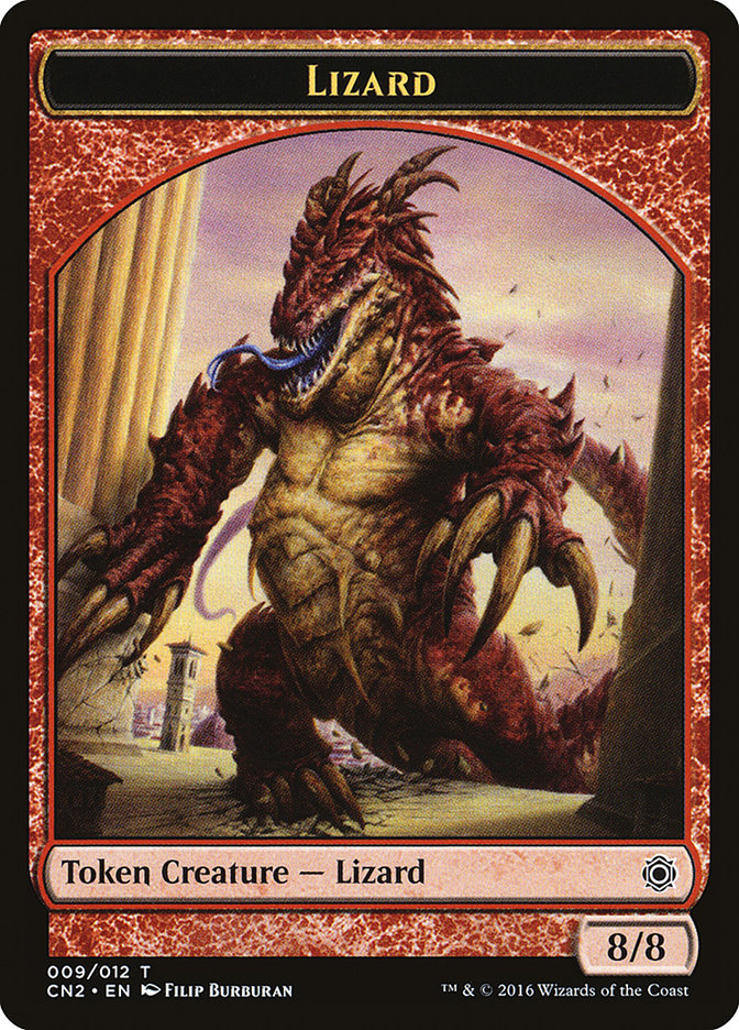 Lizard Token [Conspiracy: Take the Crown Tokens] | Chromatic Games