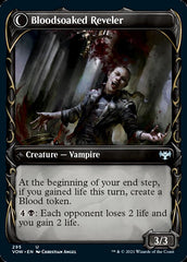 Restless Bloodseeker // Bloodsoaked Reveler (Showcase Fang Frame) [Innistrad: Crimson Vow] | Chromatic Games