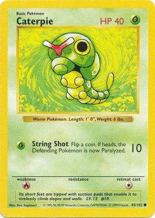 Caterpie [Base Set (Shadowless)] | Chromatic Games