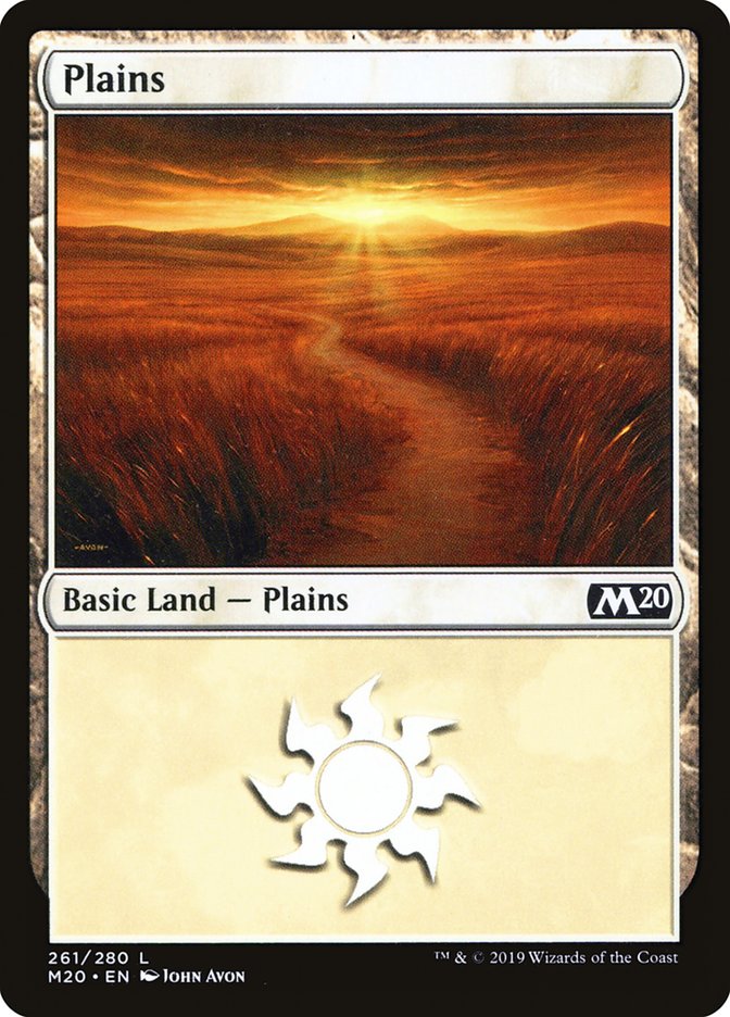 Plains (261) [Core Set 2020] | Chromatic Games