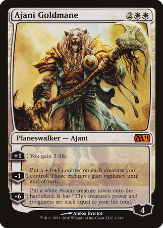 Ajani Goldmane [Magic 2011] | Chromatic Games