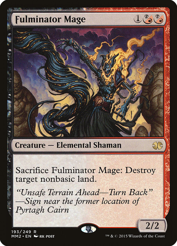 Fulminator Mage [Modern Masters 2015] | Chromatic Games