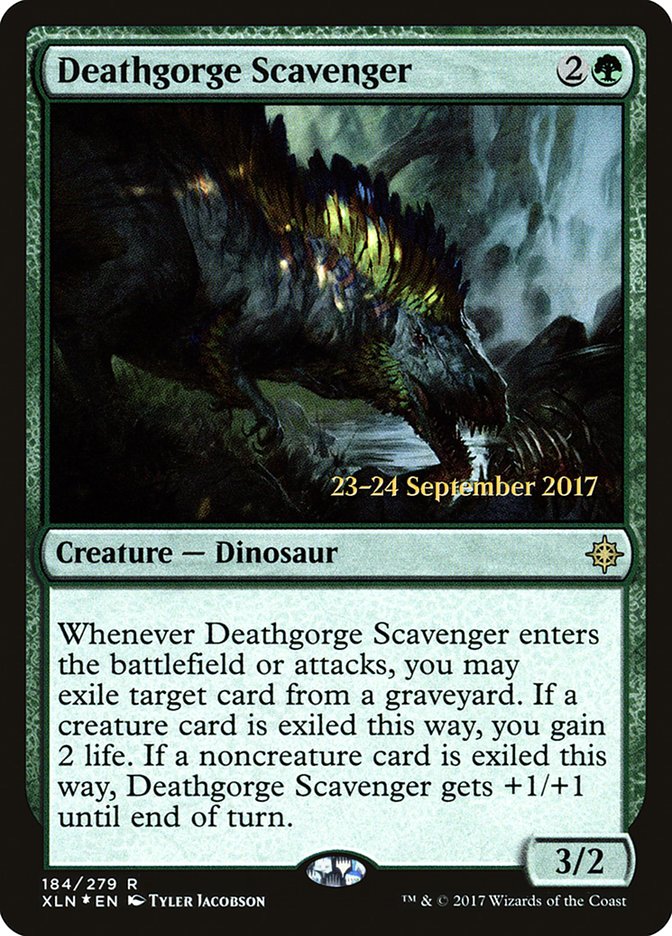 Deathgorge Scavenger [Ixalan Prerelease Promos] | Chromatic Games