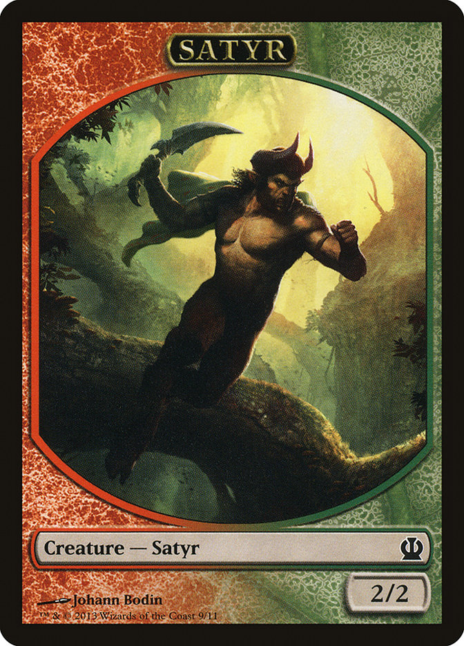 Satyr Token [Theros Tokens] | Chromatic Games