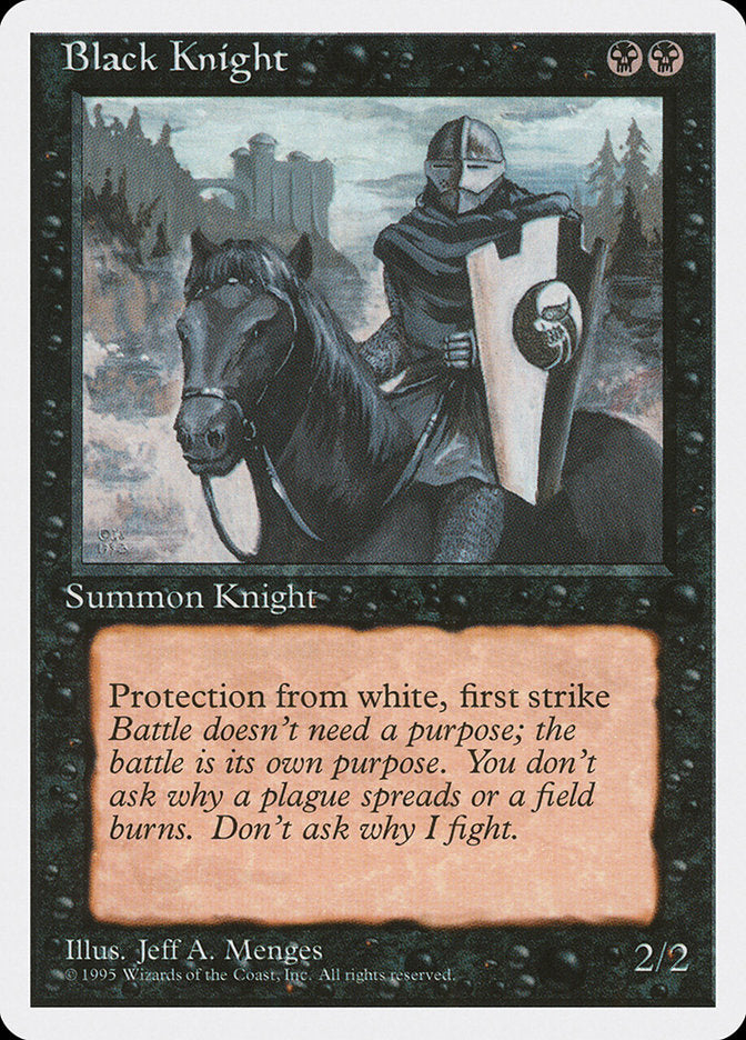 Black Knight [Fourth Edition] | Chromatic Games