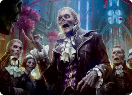 Undead Butler Art Card [Innistrad: Crimson Vow Art Series] | Chromatic Games