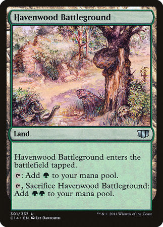 Havenwood Battleground [Commander 2014] | Chromatic Games