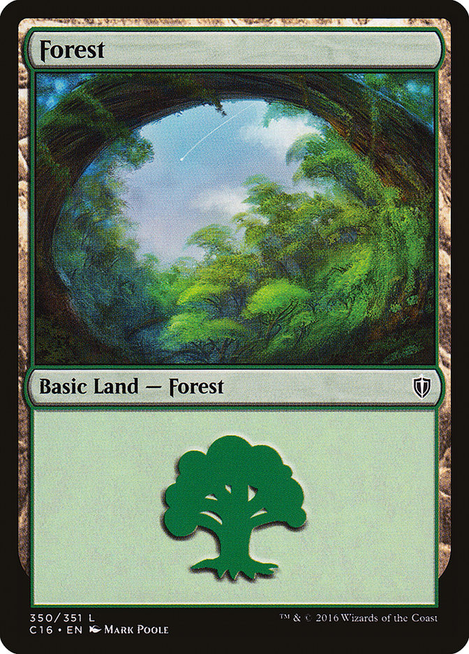 Forest (350) [Commander 2016] | Chromatic Games