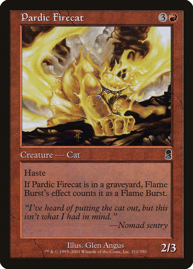 Pardic Firecat [Odyssey] | Chromatic Games