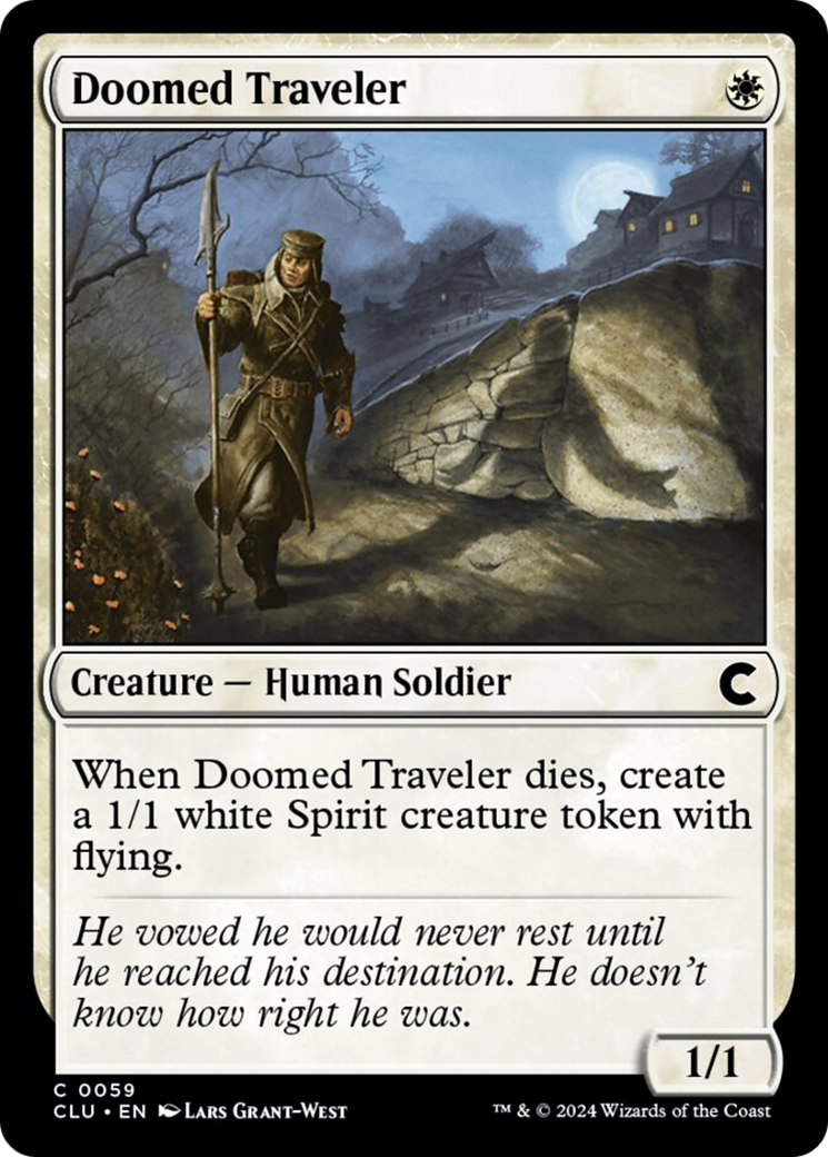 Doomed Traveler [Ravnica: Clue Edition] | Chromatic Games