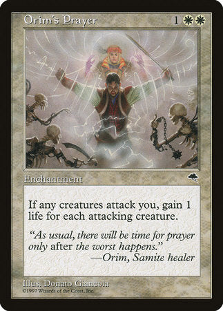 Orim's Prayer [Tempest] | Chromatic Games