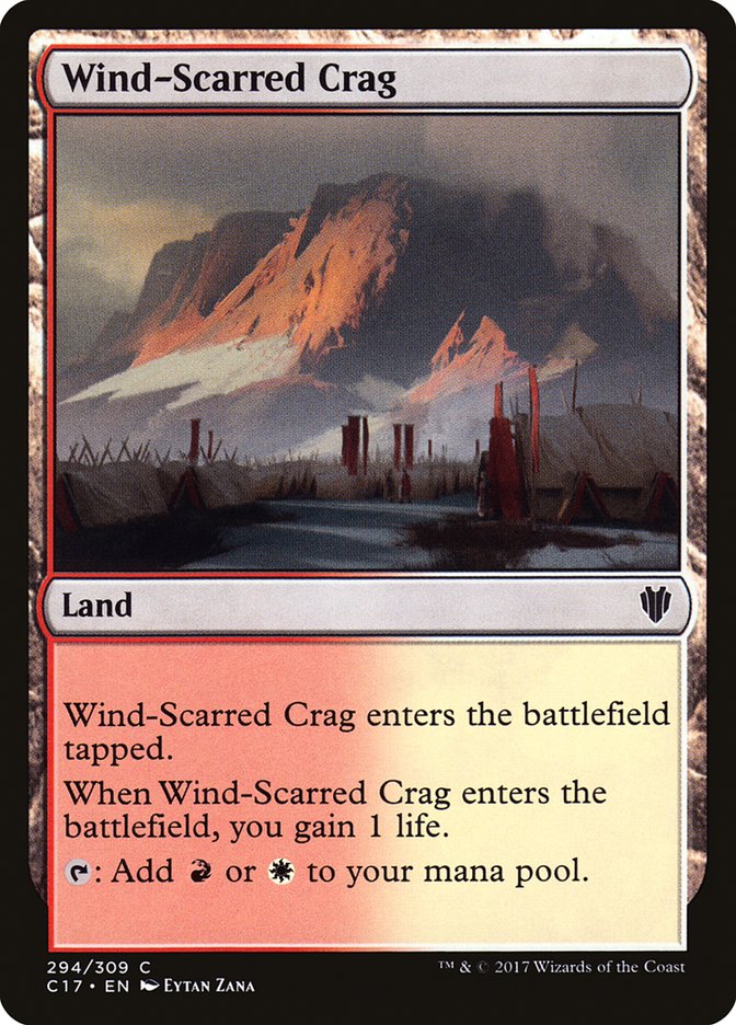 Wind-Scarred Crag [Commander 2017] | Chromatic Games