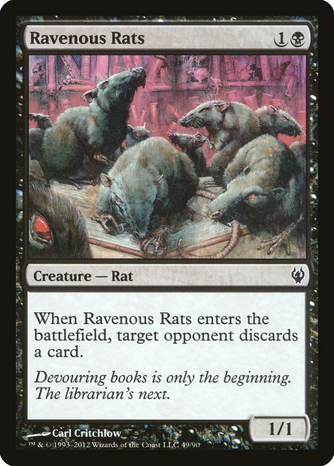 Ravenous Rats [Duel Decks: Izzet vs. Golgari] | Chromatic Games