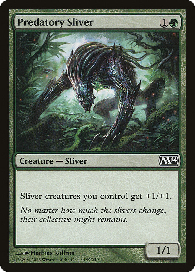 Predatory Sliver [Magic 2014] | Chromatic Games