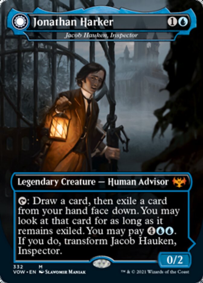 Jacob Hauken, Inspector // Hauken's Insight - Jonathan Harker // Harker's Obsessive Inquiry [Innistrad: Crimson Vow] | Chromatic Games