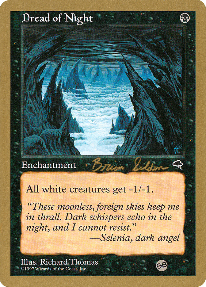 Dread of Night (Brian Selden) (SB) [World Championship Decks 1998] | Chromatic Games