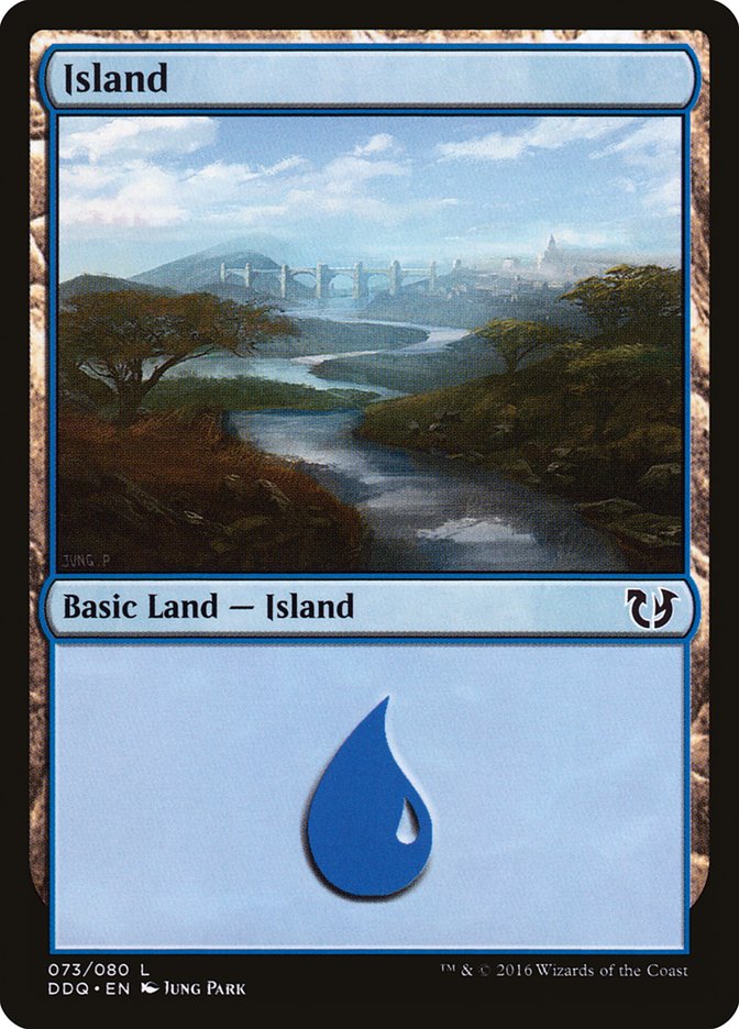 Island (73) [Duel Decks: Blessed vs. Cursed] | Chromatic Games