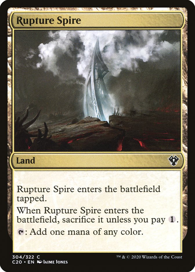 Rupture Spire [Commander 2020] | Chromatic Games