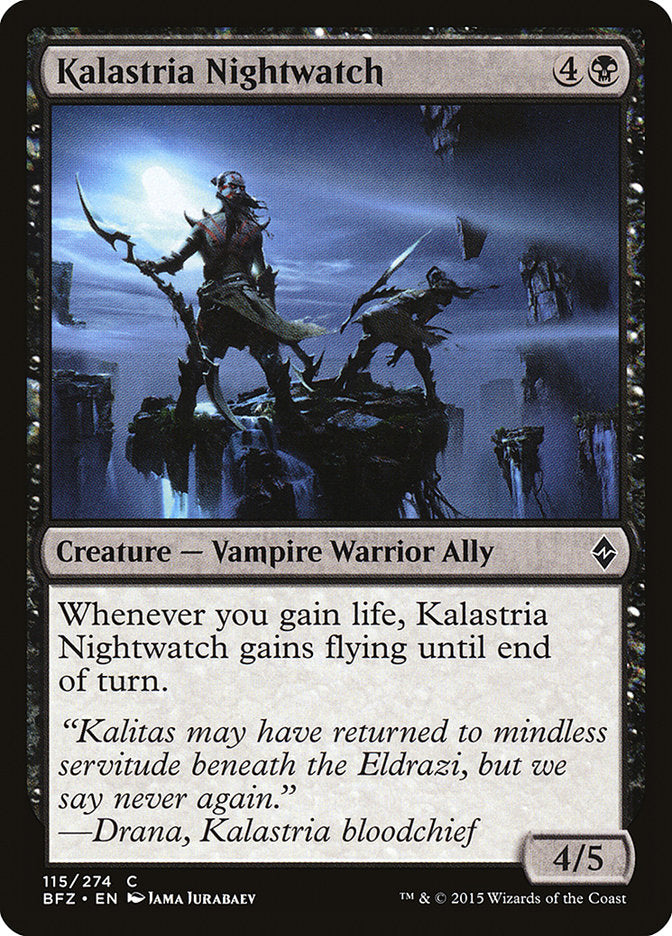 Kalastria Nightwatch [Battle for Zendikar] | Chromatic Games