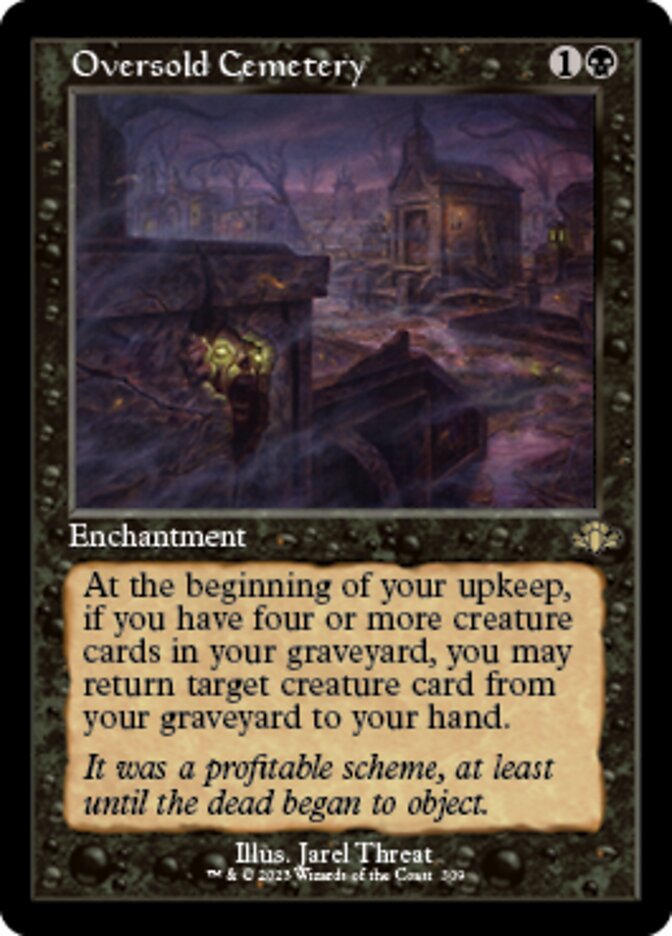 Oversold Cemetery (Retro) [Dominaria Remastered] | Chromatic Games