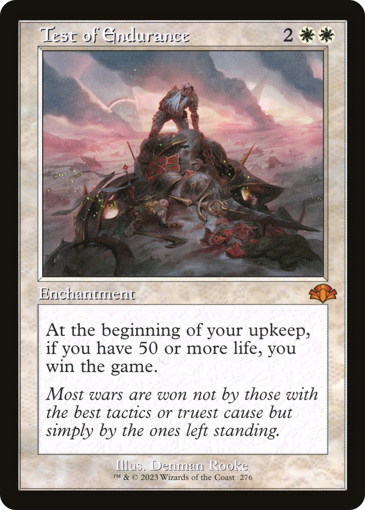 Test of Endurance (Retro) [Dominaria Remastered] | Chromatic Games