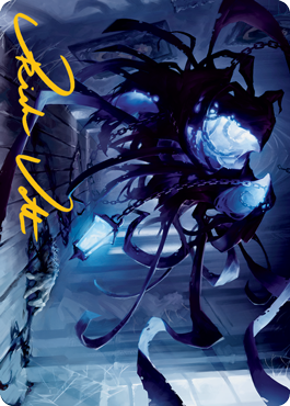 Spectral Adversary Art Card (Gold-Stamped Signature) [Innistrad: Midnight Hunt Art Series] | Chromatic Games