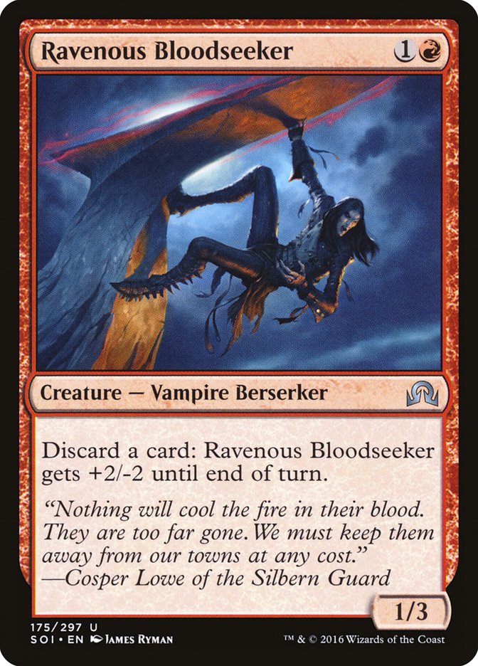 Ravenous Bloodseeker [Shadows over Innistrad] | Chromatic Games