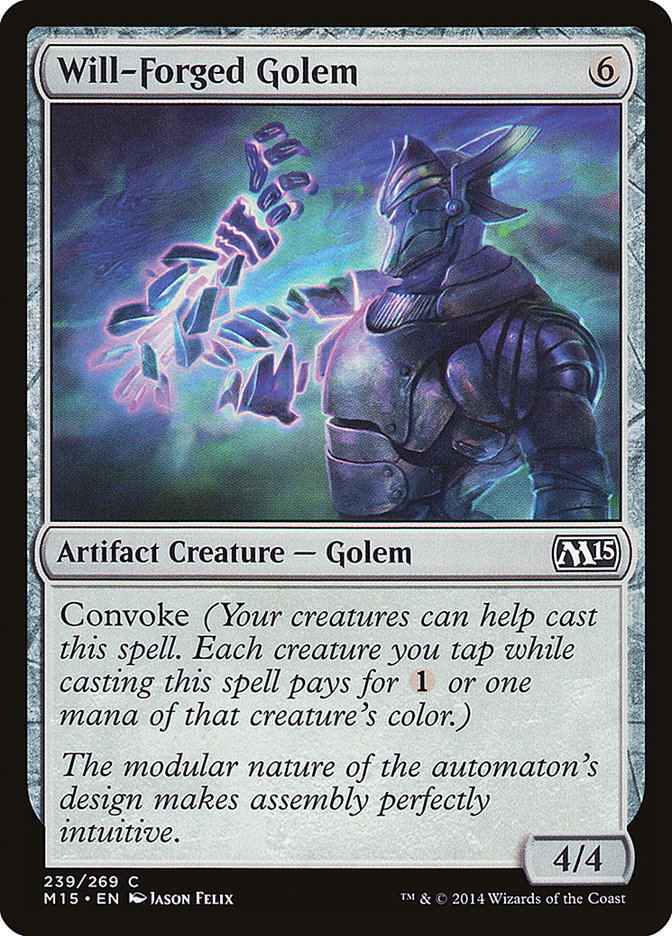 Will-Forged Golem [Magic 2015] | Chromatic Games