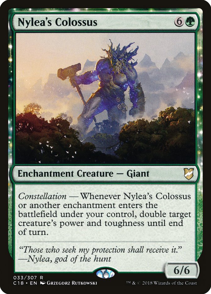 Nylea's Colossus [Commander 2018] | Chromatic Games