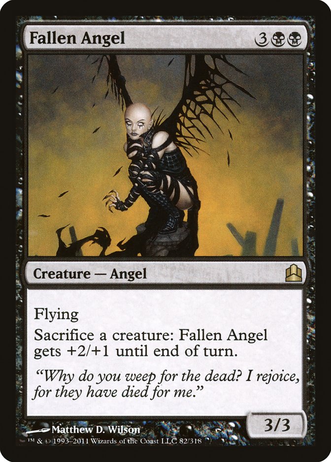 Fallen Angel [Commander 2011] | Chromatic Games