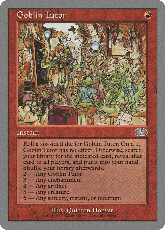 Goblin Tutor [Unglued] | Chromatic Games