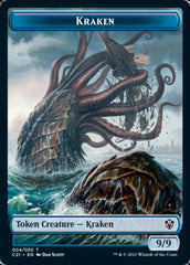 Wurm // Kraken Double-Sided Token [Commander 2021 Tokens] | Chromatic Games