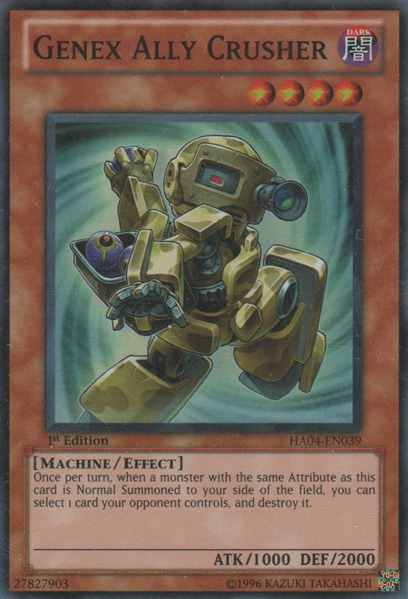 Genex Ally Crusher [HA04-EN039] Super Rare | Chromatic Games