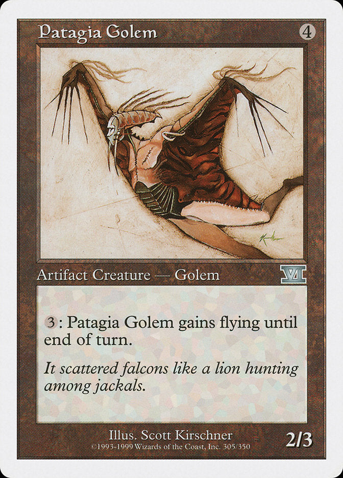 Patagia Golem [Classic Sixth Edition] | Chromatic Games