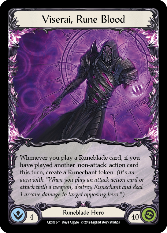 Viserai // Viserai, Rune Blood [ARC076-T // ARC075-T] (Arcane Rising)  1st Edition Normal | Chromatic Games