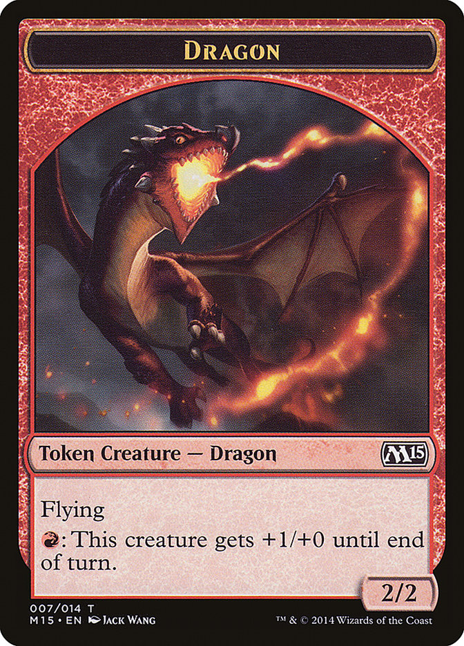 Dragon Token [Magic 2015 Tokens] | Chromatic Games