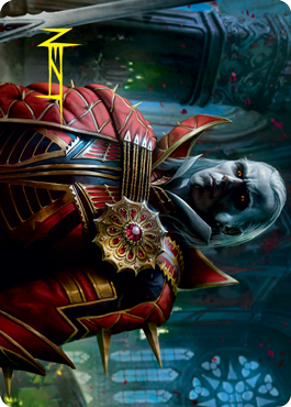 Edgar, Charmed Groom 2 Art Card (Gold-Stamped Signature) [Innistrad: Crimson Vow Art Series] | Chromatic Games