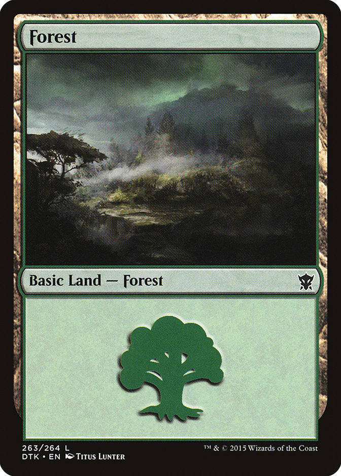 Forest (263) [Dragons of Tarkir] | Chromatic Games