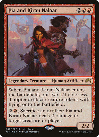 Pia and Kiran Nalaar [Magic Origins Promos] | Chromatic Games