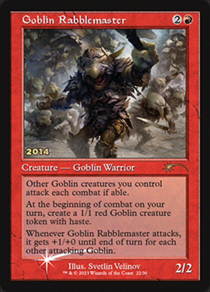 Goblin Rabblemaster [30th Anniversary Promos] | Chromatic Games