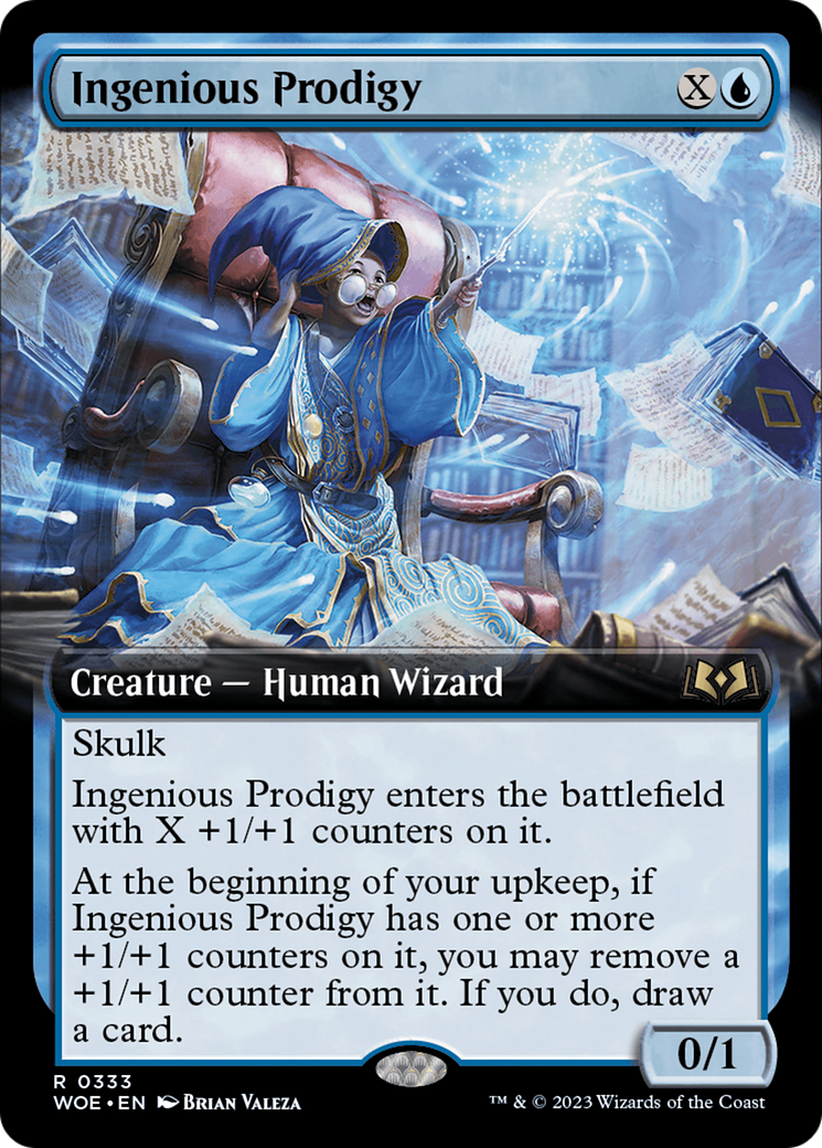 Ingenious Prodigy (Extended Art) [Wilds of Eldraine] | Chromatic Games