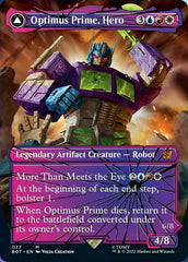 Optimus Prime, Hero // Optimus Prime, Autobot Leader (Shattered Glass) [Transformers] | Chromatic Games