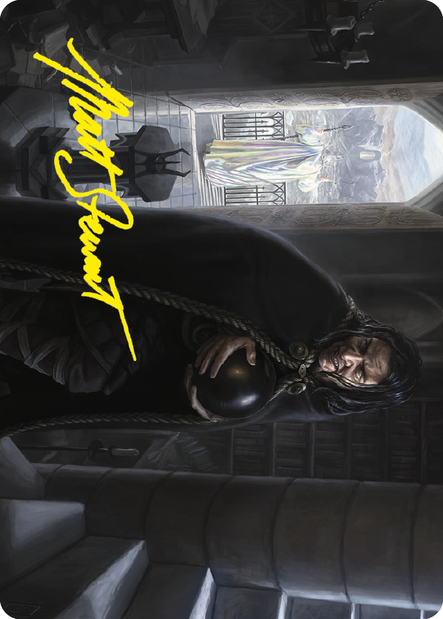 Grima, Saruman's Footman Art Card (Gold-Stamped Signature) [The Lord of the Rings: Tales of Middle-earth Art Series] | Chromatic Games