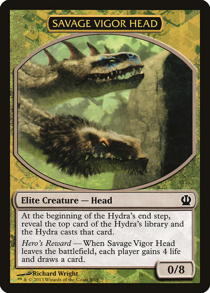 Savage Vigor Head [Theros Face the Hydra] | Chromatic Games