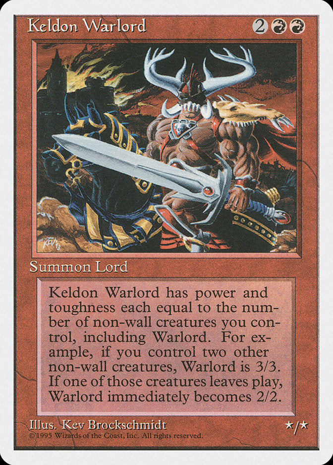 Keldon Warlord [Fourth Edition] | Chromatic Games