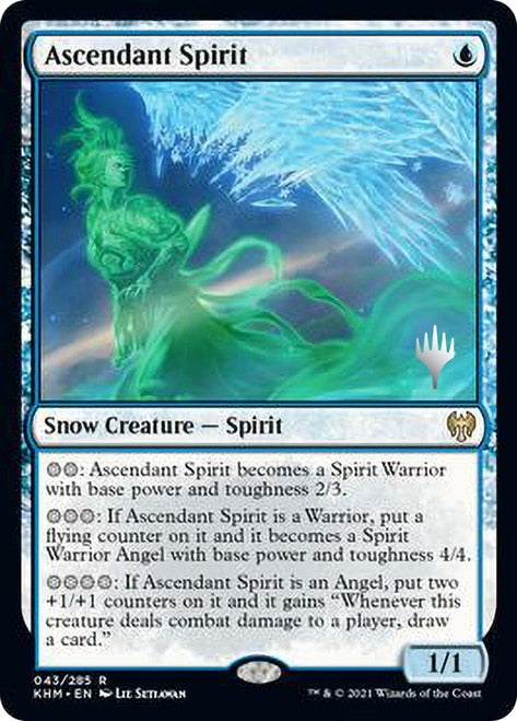 Ascendant Spirit (Promo Pack) [Kaldheim Promos] | Chromatic Games