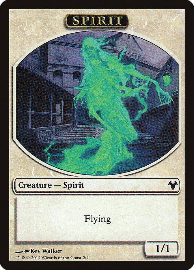 Myr // Spirit Double-Sided Token [Modern Event Deck 2014 Tokens] | Chromatic Games