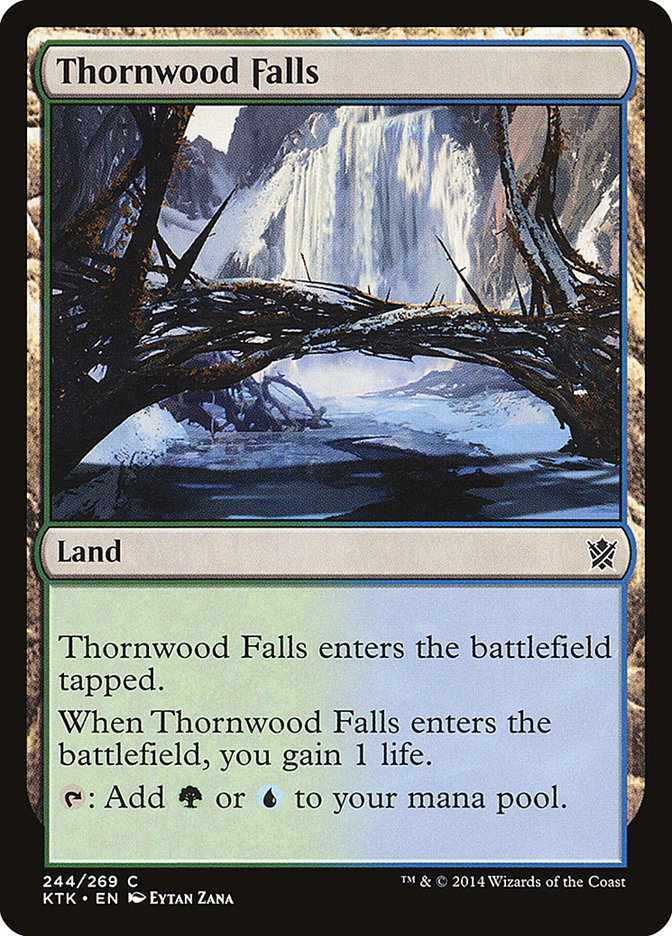 Thornwood Falls [Khans of Tarkir] | Chromatic Games